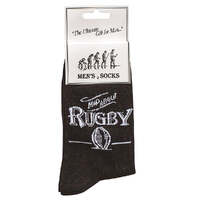 The Ultimate Gift for Man Socks Men's One Size Mad About Rugby ATS-UGM8785