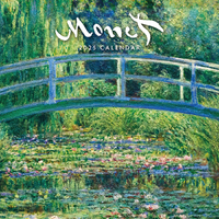 2025 Calendar Monet 16-Month Square Wall Red Robin RR250189