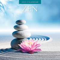 2025 Calendar Zen 16-Month Square Wall Red Robin RR250240