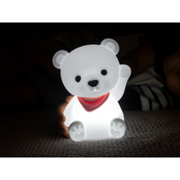 Dhink Night Light Rechargeable LED Silicone Toto the Teddy, Whitehill MTM_DTOTO