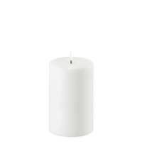 Uyuni Lighting Pillar Flameless Candle 10.1 x 15.2cm - Nordic White NW-C10115