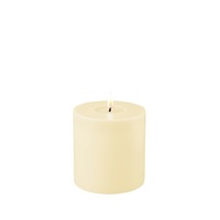 Deluxe Homeart LED Flameless Candle 10x10cm Cream, Whitehill RF-0112