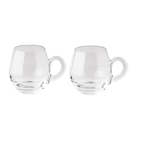 Glass Punch Cups 450mL Set of 2, Whitehill KCL 450