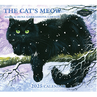 2025 Calendar The Cats Meow by Irina Garmashova-Cawton Wall, Pine Ridge 5977