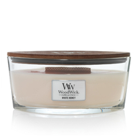 WoodWick Scented Candle White Honey Ellipse 453g WW76026