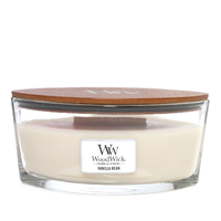 WoodWick Scented Candle Vanilla Bean Ellipse WW76112