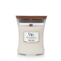 WoodWick Scented Candle White Teak Medium 275g WW92039