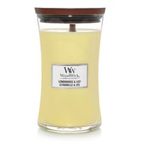 WoodWick Scented Candle Lemongrass & Lily Large 609g WW93065