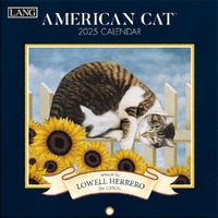 2025 Calendar American Cat by Lowell Herrero Mini Wall, Lang 25991079235
