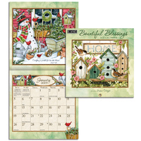 2025 LANG Calendar Bountiful Blessings by Susan Winget Mini Wall, Lang 25991079267