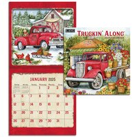 2025 Calendar Truckin' Along by Susan Winget Mini Wall, Lang 25991079273