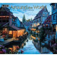 2025 Calendar Around The World by Evgeny Lushpin Wall, Lang 25991001892