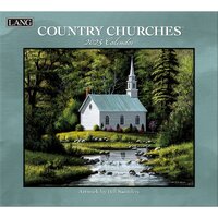 2025 Calendar Country Churches by Bill Saunders Wall, Lang 25991001904