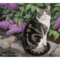 2025 LANG Calendar Love Of Cats by Persis Clayton Weirs Wall, Lang 25991001926