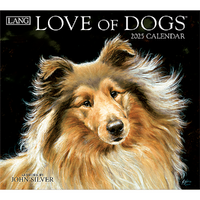 2025 Calendar Love Of Dogs by John Silver Wall, Lang 25991001927