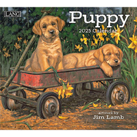 2025 Calendar Puppy by Jim Lamb Wall, Lang 25991001937