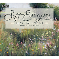 2025 Calendar Soft Escapes by Valerie McKeehan Wall, Lang 25991002029