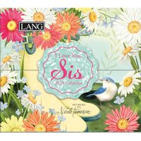 2025 Calendar 365 Daily Thoughts I Love You Sis by Nicole Tamarin Boxed, Lang 25991015505