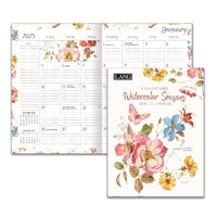 2025 13-Month Planner Watercolor Seasons by Lisa Audit Pocket Monthly, Lang 25991003189