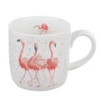 Wrendale Designs Mug 300mL Pink Ladies Flamingos, Whitehill MMMH5629-XS