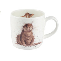 Wrendale Designs Mug 300mL River Gent Otter, Whitehill MMOG5629-XS