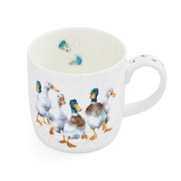 Wrendale Designs Mug 300mL Quackers Ducks, Whitehill MMPP5629-XS