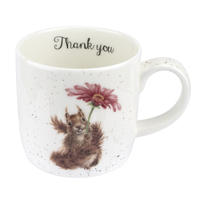 Wrendale Designs Mug 300mL Squirrel Thank You, Whitehill MMSK5629-XG