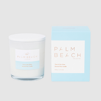 Palm Beach Scented Soy Candle Standard 420g - Yuzu & Sea Moss MCXVGW