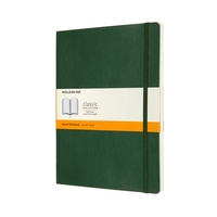 Moleskine Classic Notebook Extra Large - Myrtle Green, Ruled, Soft Cover