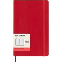 2025 Diary Moleskine Large Daily Soft Cover Scarlet Red M-DSF212DC3Y24