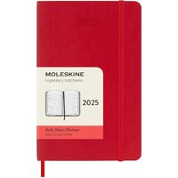 2025 Diary Moleskine Pocket Daily Soft Cover Scarlet Red M-DSF212DC2Y24