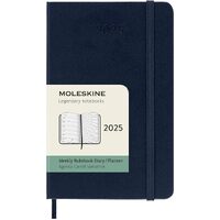 2025 Diary Moleskine Pocket Weekly Notebook Hard Cover Sapphire Blue