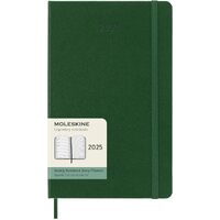 2025 Diary Moleskine Large Weekly Notebook Hard Cover Myrtle Green