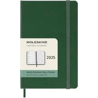 2025 Diary Moleskine Pocket Weekly Notebook Hard Cover Myrtle Green