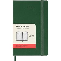 2025 Diary Moleskine Pocket Daily Hard Cover Myrtle Green M-DHK1512DC2Y24