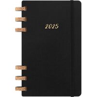 2025 Diary Moleskine Solar Planner Large Wkly/Mthly Spiral Black M-DSSPB12MWH3Y25