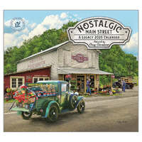 2025 Calendar Nostalgic Main Street by Greg Giordano Wall, Legacy WCA91065