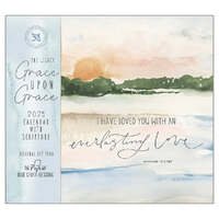 2025 Calendar Grace Upon Grace w/ Scripture by Blue Chair Blessing Wall, Legacy WCA93419