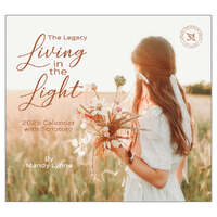 2025 Legacy Calendar Living In The Light w/ Scripture by Mandy Lynne Wall, Legacy WCA93539