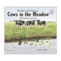 2025 Calendar Cows In The Meadow by Wiebe Van Der Zee Wall, Legacy WCA90159