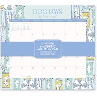 2025 Calendar Dog Days Monthly Magnetic Pad Orange Circle Studio 25127