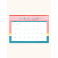 2025 Calendar Color Theory Monthly Desk Pad Orange Circle Studio 25051