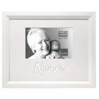 Profile Nanna Photo Frame - White - Holds a 4 x 6 inch Photo