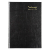 2025 Diary Cumberland Classic A4 2 Days to a Page Black Casebound 42ECBK25