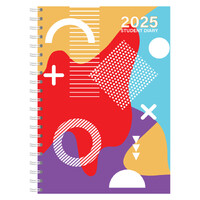 2025 Diary Cumberland Student A5 Week to View Spiral 57PS25