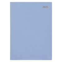 2025 Diary Cumberland Soho A4 Day to Page Dusty Blue Spiral PVC 41SSHBL25