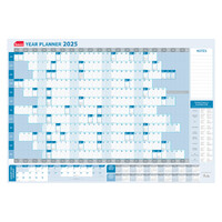 2025 Year Planner Sasco 870x610mm Standard Wall 1058025