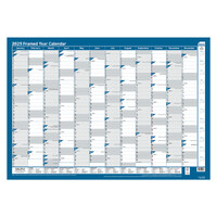 2025 Year Planner Sasco 700 x 1000mm Wall Framed 1058825