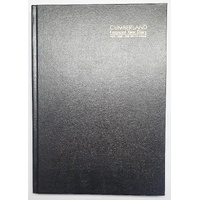 2025-2026 Financial Year Diary Cumberland Casebound A4 Day to Page Black 41CFY2526