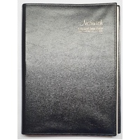 2025-2026 Financial Year Diary Cumberland Norwich A4 Day to Page Black 41SFY2526